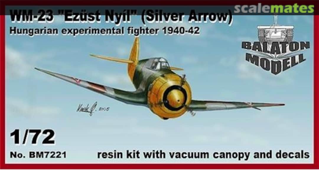 Boxart WM-23"Ezüst Nyíl" (Silver Arrow) BM7221 Balaton Modell Boxart WM-23"Ezüst Nyíl" (Silver Arrow) BM7221 Balaton Modell