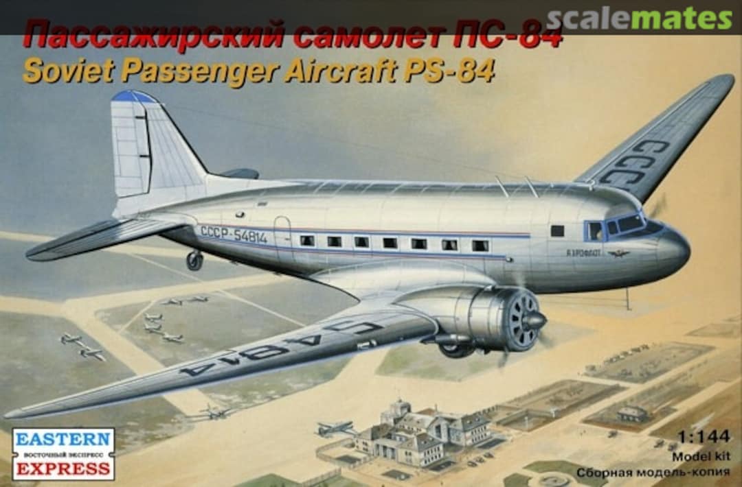Boxart Soviet Passenger Aircraft PS-84 EE14431 Eastern Express Boxart Soviet Passenger Aircraft PS-84 EE14431 Eastern Express
