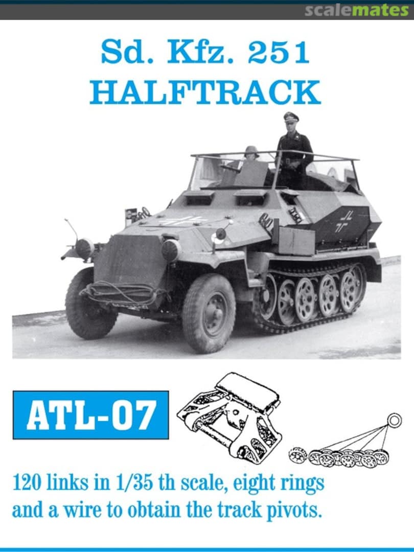 Boxart Sd. Kfz. 251 Halftrack ATL-07 Friulmodel Boxart Sd. Kfz. 251 Halftrack ATL-07 Friulmodel