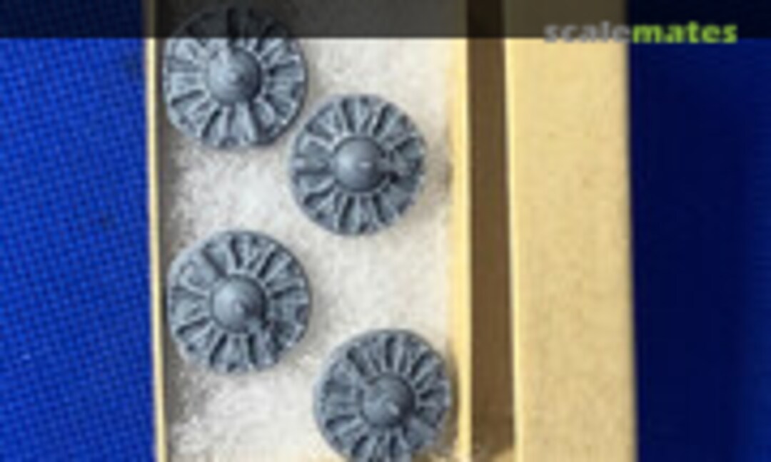 1:72 R-1820 Radial Engine Front 4-PAK (RESIN2detail 72031) 72031