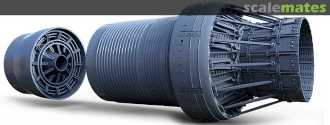 Boxart F-100 PW-229 CLOSED NOZZLE with AFTERBURNER for F-15 254 Tecnikit Boxart F-100 PW-229 CLOSED NOZZLE with AFTERBURNER for F-15 254 Tecnikit