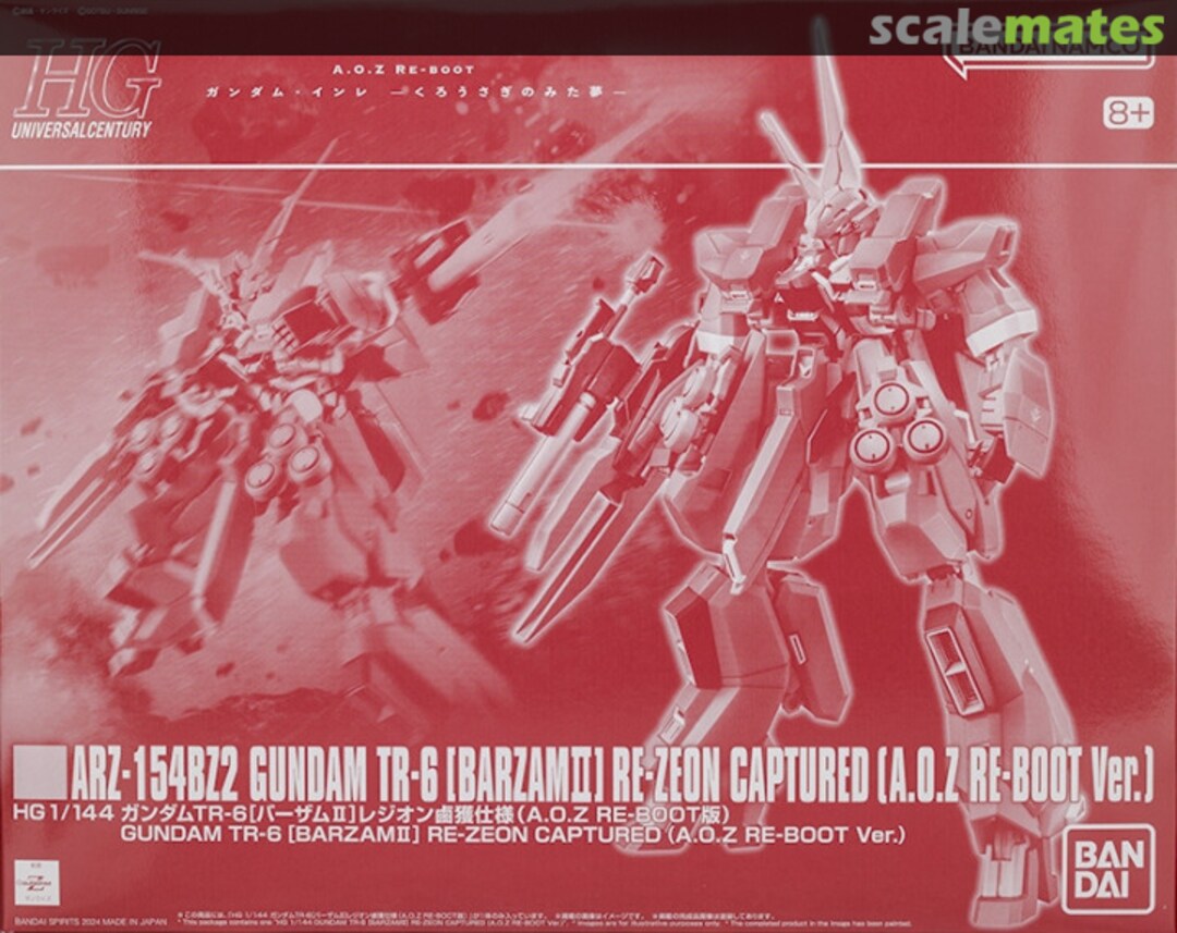 Boxart ARZ-154BZII Gundam TR-6 (Barzam II) Re-Zeon Captured [A.O.Z Re-Boot Ver.] 5067185 Bandai Spirits