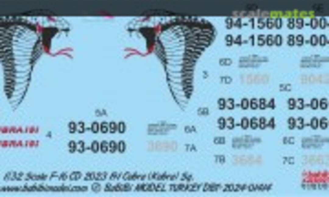 1:32 F-16C/D Fighting Falcon (Babibi model Dbt-01414) Dbt-01414