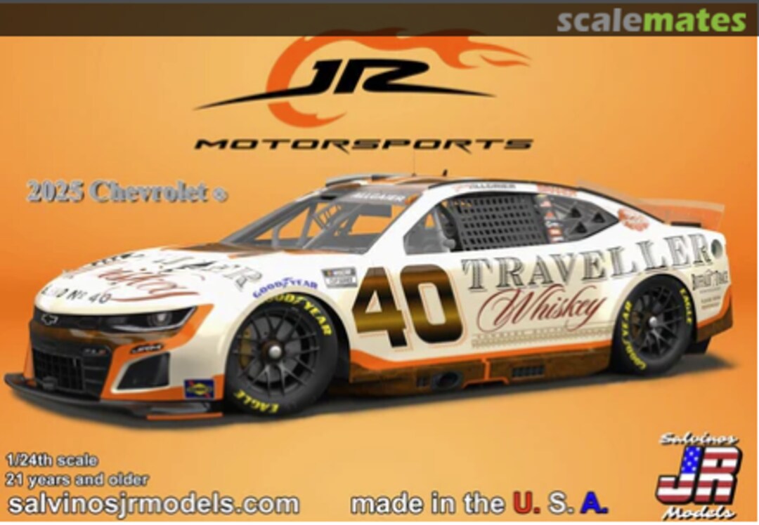 Boxart Justin Allgaier 2025 Chevrolet Camaro ZL1 JRC2025JAD Salvinos JR Models Boxart Justin Allgaier 2025 Chevrolet Camaro ZL1 JRC2025JAD Salvinos JR Models