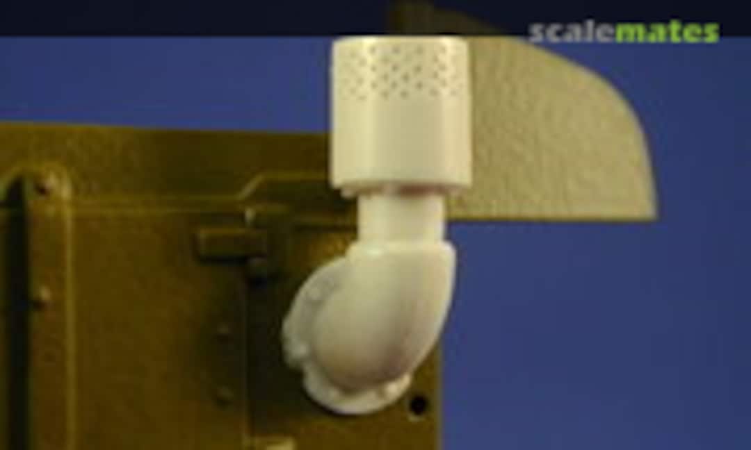 1:35 M4 Pepper Pot Exhaust and Mounting Plate with Cut-Outs (The New TMD 35-75038) 35-75038