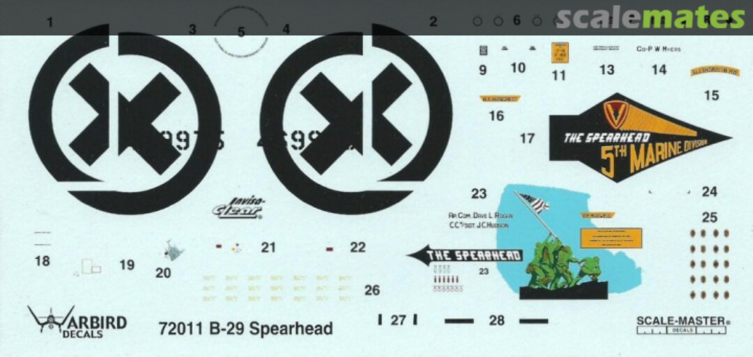 Boxart B-29 Superfortress 72011 Warbird Decals Boxart B-29 Superfortress 72011 Warbird Decals