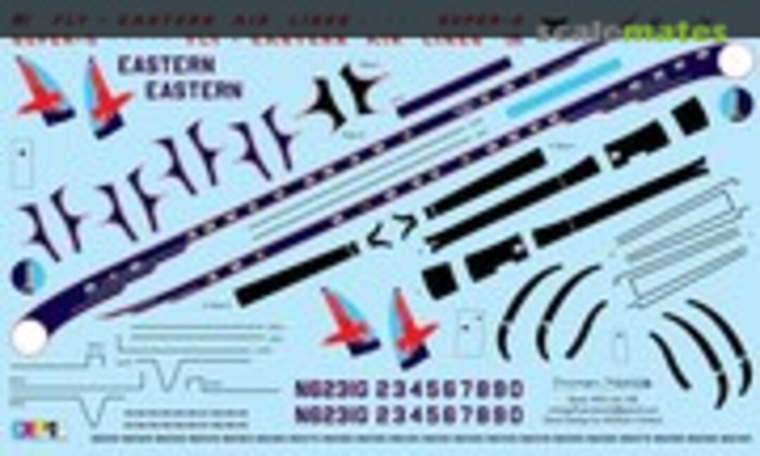 1:72 L-1049G Eastern (Delivery) (Vintage Flyer Decals VFD072-108) VFD072-108