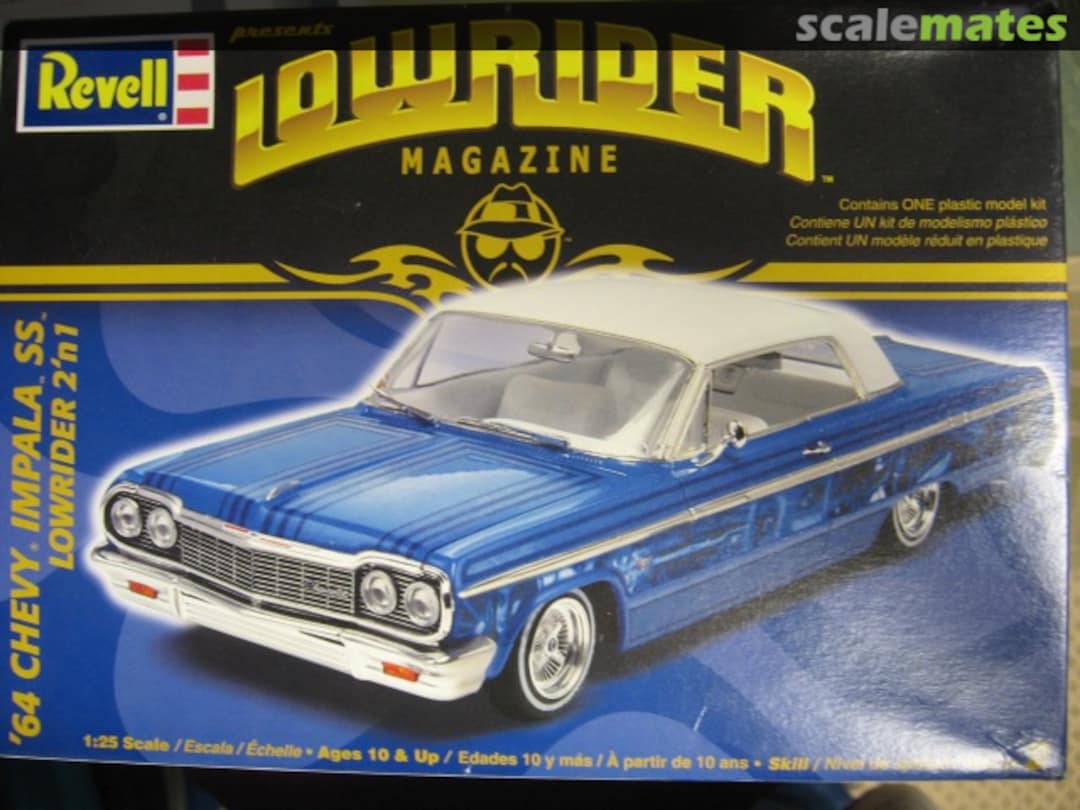 Boxart '64 Chevy Impala SS Lowrider 2 'n 1 85-2885 Revell Boxart '64 Chevy Impala SS Lowrider 2 'n 1 85-2885 Revell