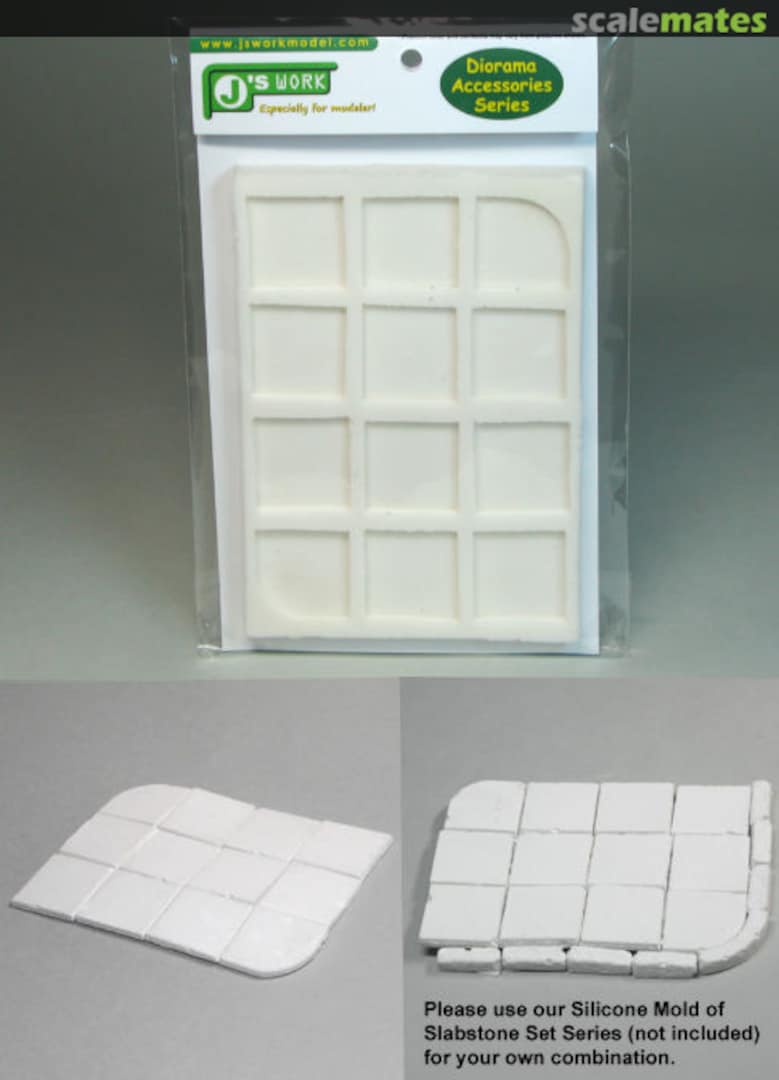 Boxart Silicone Mould for Making Paving Stones No.1 (Large) PPA3057 J's Work Boxart Silicone Mould for Making Paving Stones No.1 (Large) PPA3057 J's Work