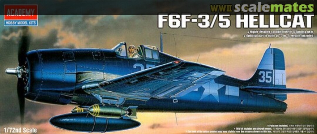 Boxart F6F-3/5 Hellcat 12481 Academy Boxart F6F-3/5 Hellcat 12481 Academy