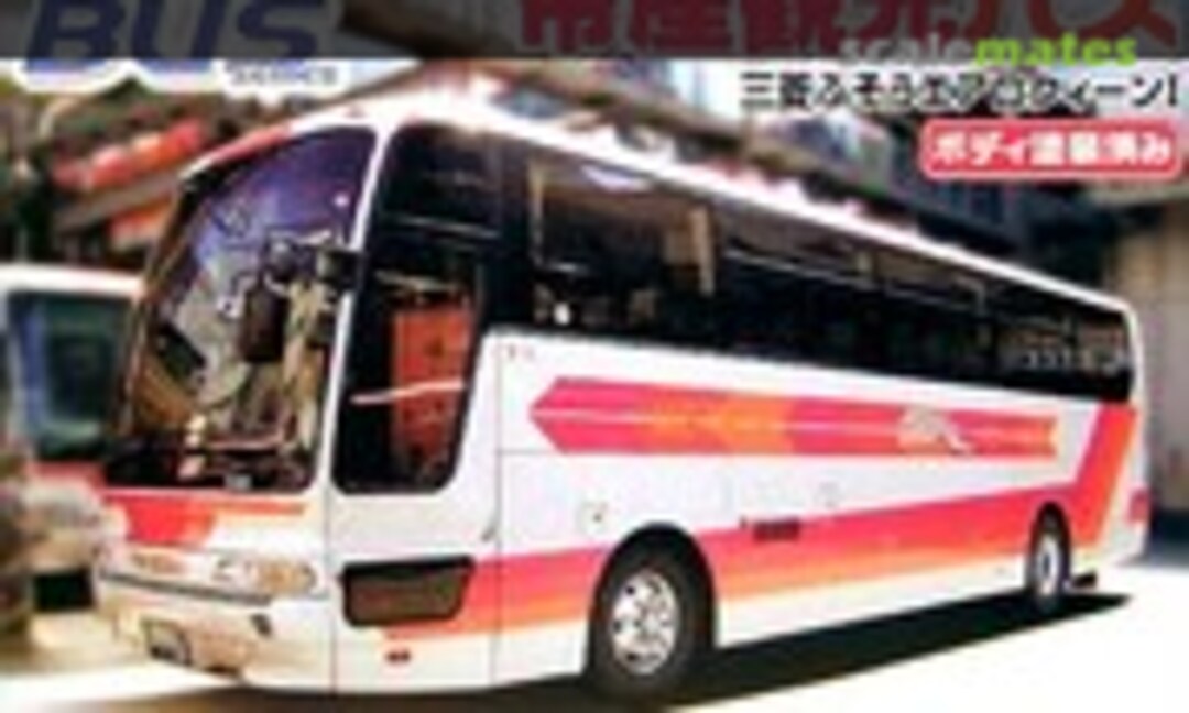 1:32 Teisan Kanko Bus Mitsubishi Fuso Aero Queen I (Aoshima 039847) 039847