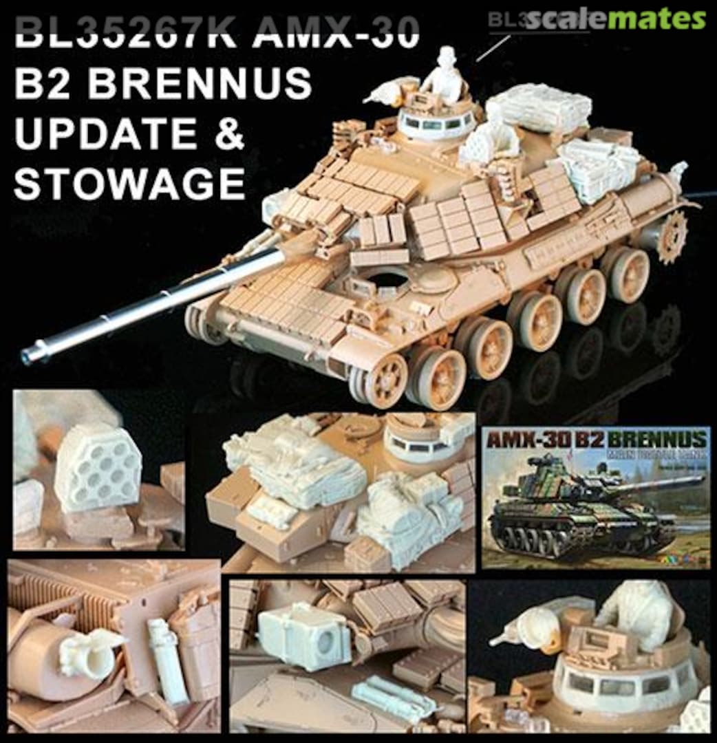 Boxart AMX-30 B2 BRENNUS UPDATE AND STOWAGE BL35267K Blast Models Boxart AMX-30 B2 BRENNUS UPDATE AND STOWAGE BL35267K Blast Models