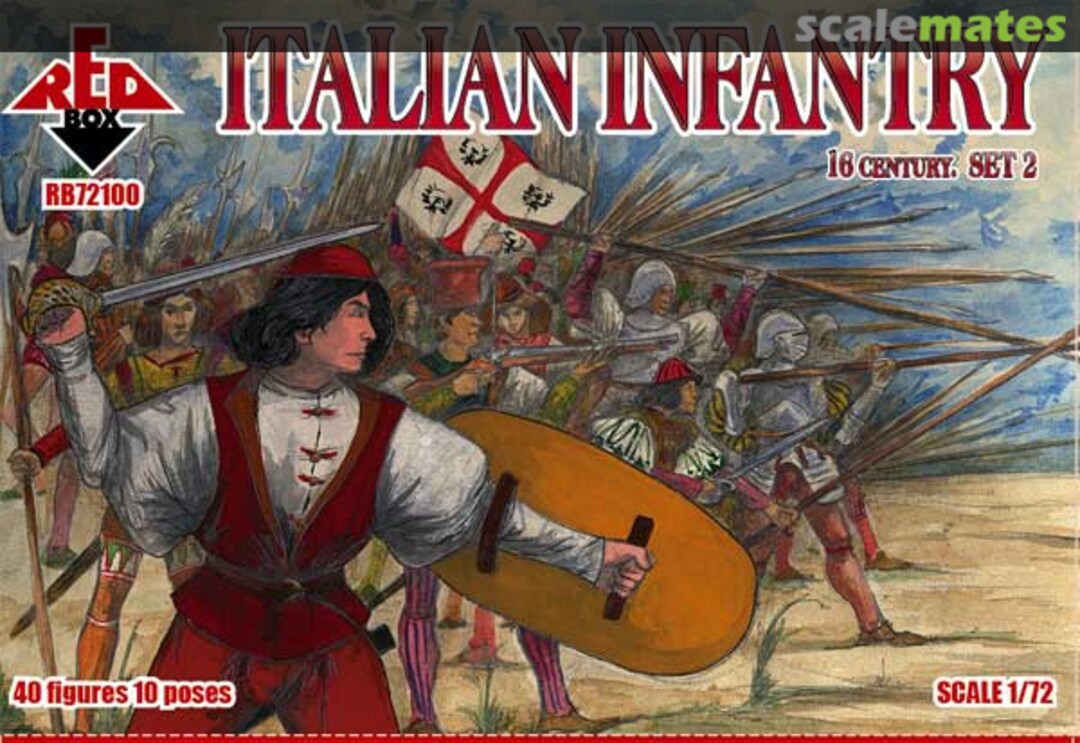 Boxart Italian Infantry Set 2 RB72100 Red Box Boxart Italian Infantry Set 2 RB72100 Red Box