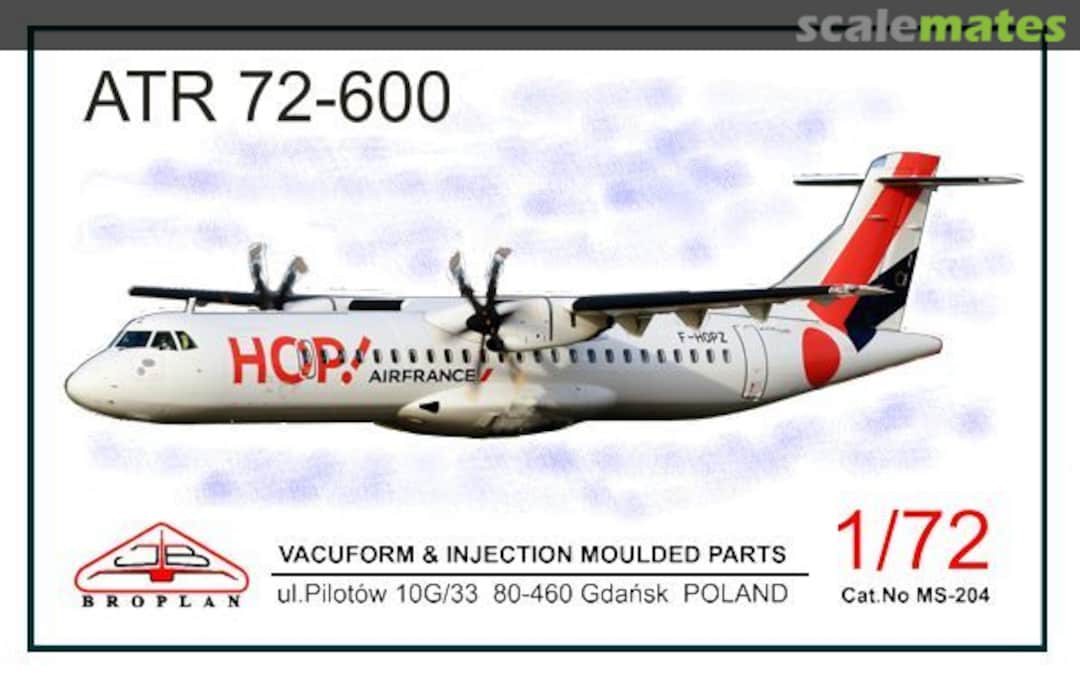 Boxart ATR-72-600 MS-204 Broplan Boxart ATR-72-600 MS-204 Broplan
