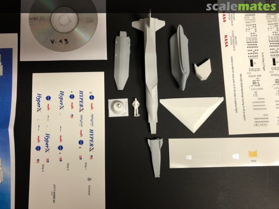 Boxart MicroCraft X-43 Hyper-X JettModels Boxart MicroCraft X-43 Hyper-X JettModels