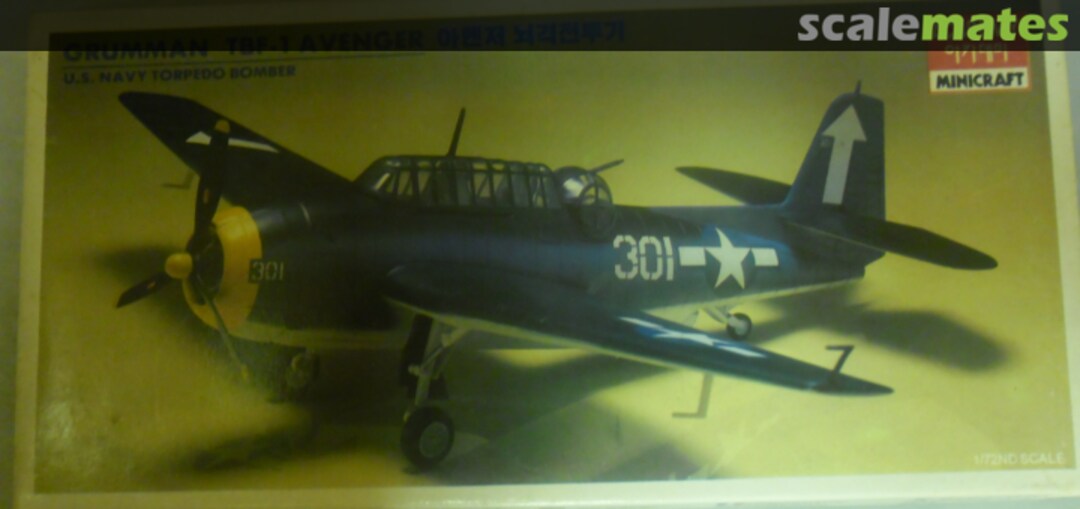 Boxart Grumman TBF-1 Avenger FA039 Academy/Minicraft Boxart Grumman TBF-1 Avenger FA039 Academy/Minicraft