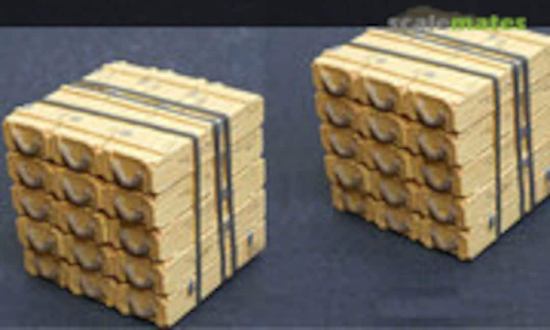 1:35 105mm Ammo Crates Aerial Delivery Pack (2 packs) (Callsign Models CS35039) CS35039