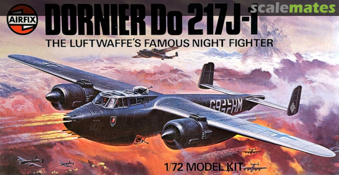 Boxart Dornier Do 217J-1 04020-6 Airfix Boxart Dornier Do 217J-1 04020-6 Airfix
