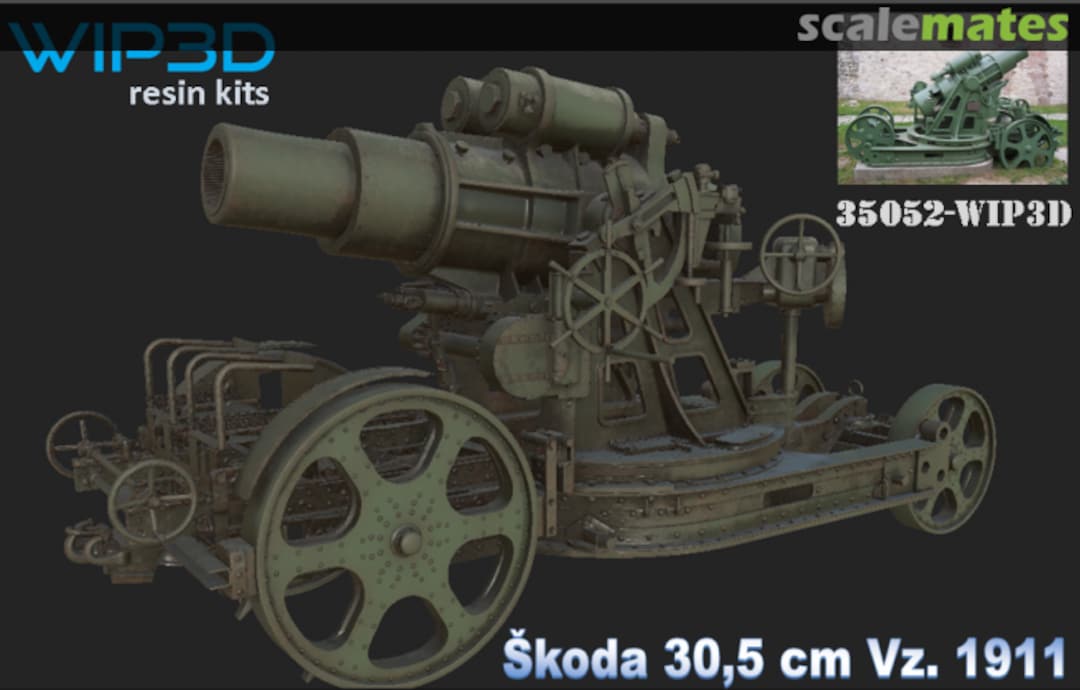 Boxart Škoda 30,5 cm Vz. 1911 35052-WIP3D WIP3D Boxart Škoda 30,5 cm Vz. 1911 35052-WIP3D WIP3D