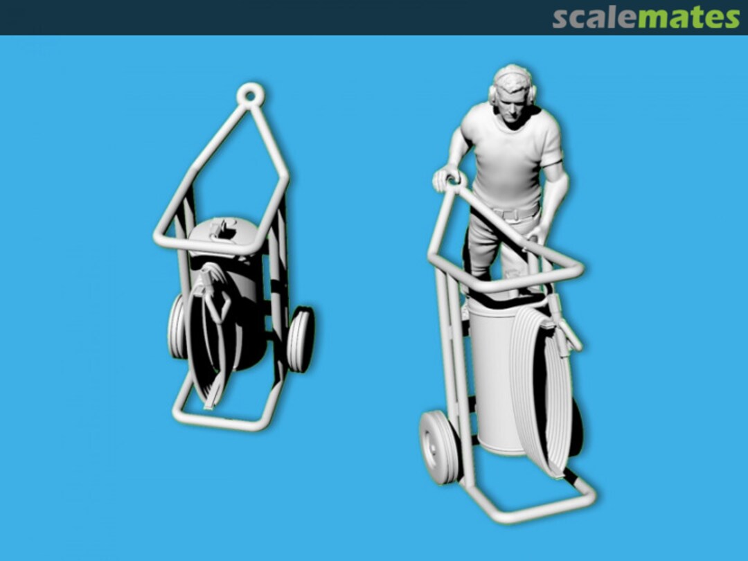 Boxart USAF F/L Halon Extinguisher with Figure 164732 Videoaviation.com