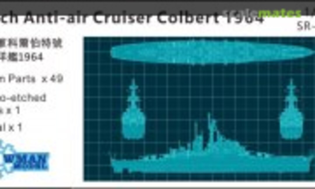 1:2000 French Anti-air Cruiser Colbert 1964 (Snowman Model SR-2056) SR-2056