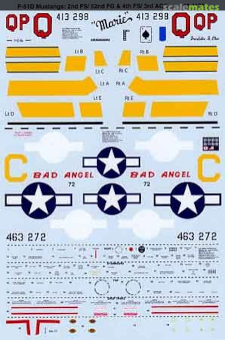 Boxart P-51D Mustangs 48-1176 Microscale Boxart P-51D Mustangs 48-1176 Microscale