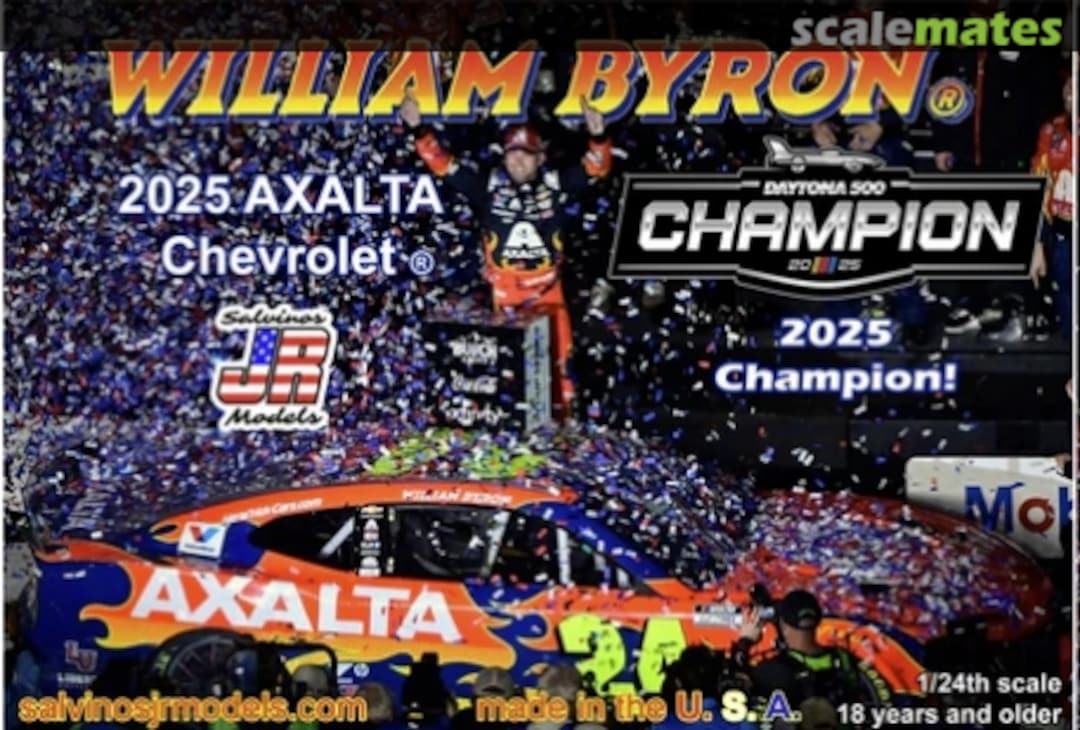 Boxart William Byron 2025 Chevrolet Camaro ZL1 HMC2025WB Salvinos JR Models Boxart William Byron 2025 Chevrolet Camaro ZL1 HMC2025WB Salvinos JR Models