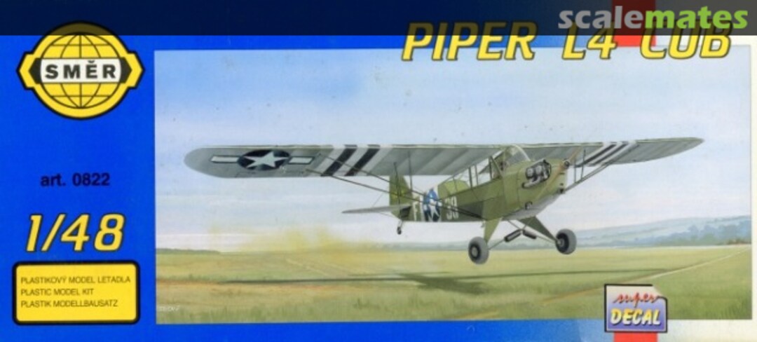 Boxart Piper L4 Cub 0822 Směr