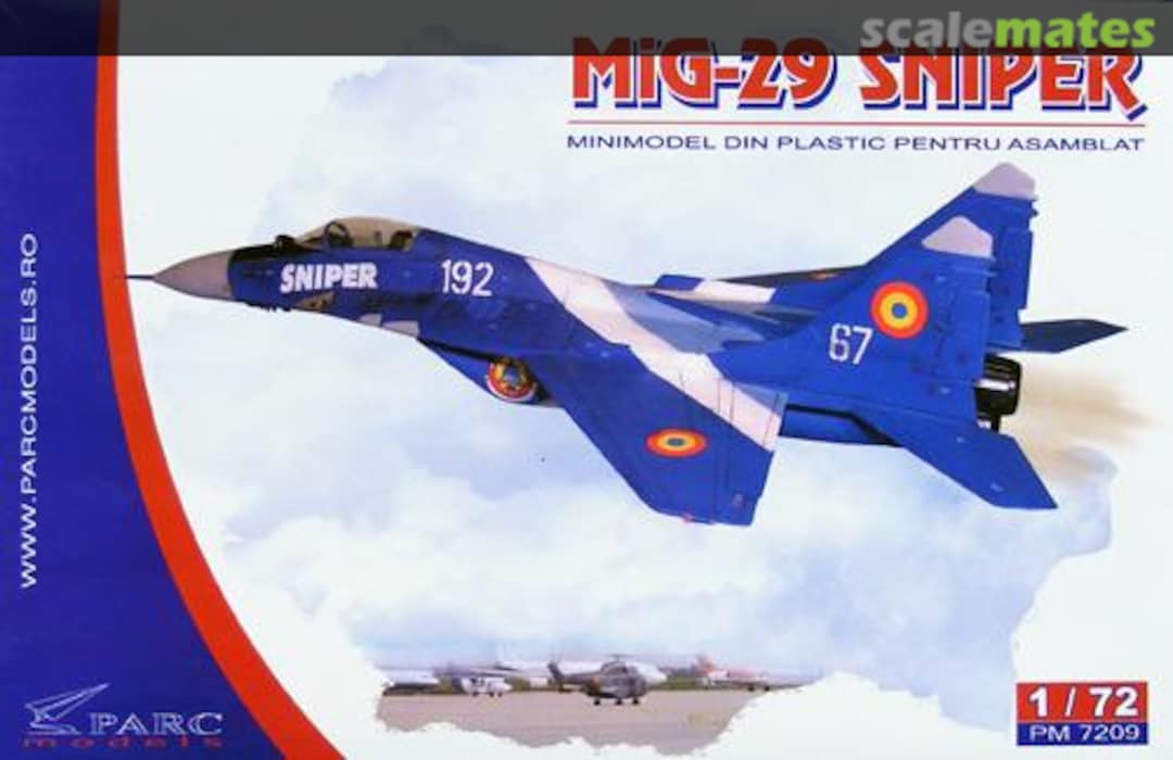 Boxart MiG-29 Sniper PM 7209 Parc Models Boxart MiG-29 Sniper PM 7209 Parc Models