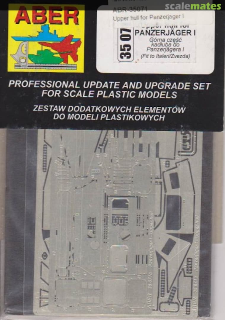 Boxart Upper Hull for Panzerjäger I 35071 Aber Boxart Upper Hull for Panzerjäger I 35071 Aber