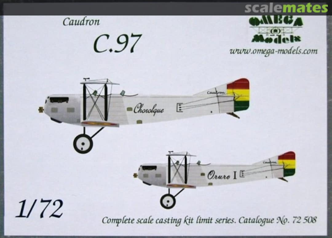 Boxart Caudron C.97 72 508 Omega Models Boxart Caudron C.97 72 508 Omega Models