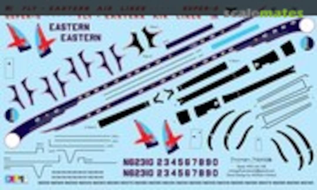 1:72 L-1049G Eastern (Delivery-R) (Vintage Flyer Decals VFD072-108R) VFD072-108R