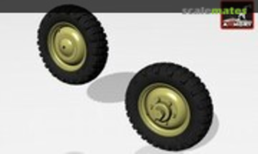 1:35 Mercedes G4 off-road pattern wheels (Armory AC3504) AC3504
