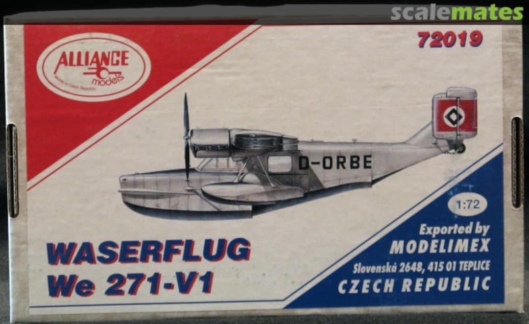 Boxart Waserflug We 271-V1 72019 Alliance Models Boxart Waserflug We 271-V1 72019 Alliance Models