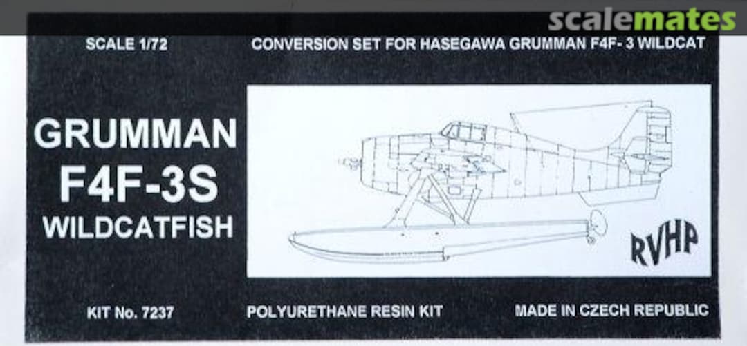 Boxart Grumman F4F-3S Wildcatfish 7237 RVHP Boxart Grumman F4F-3S Wildcatfish 7237 RVHP