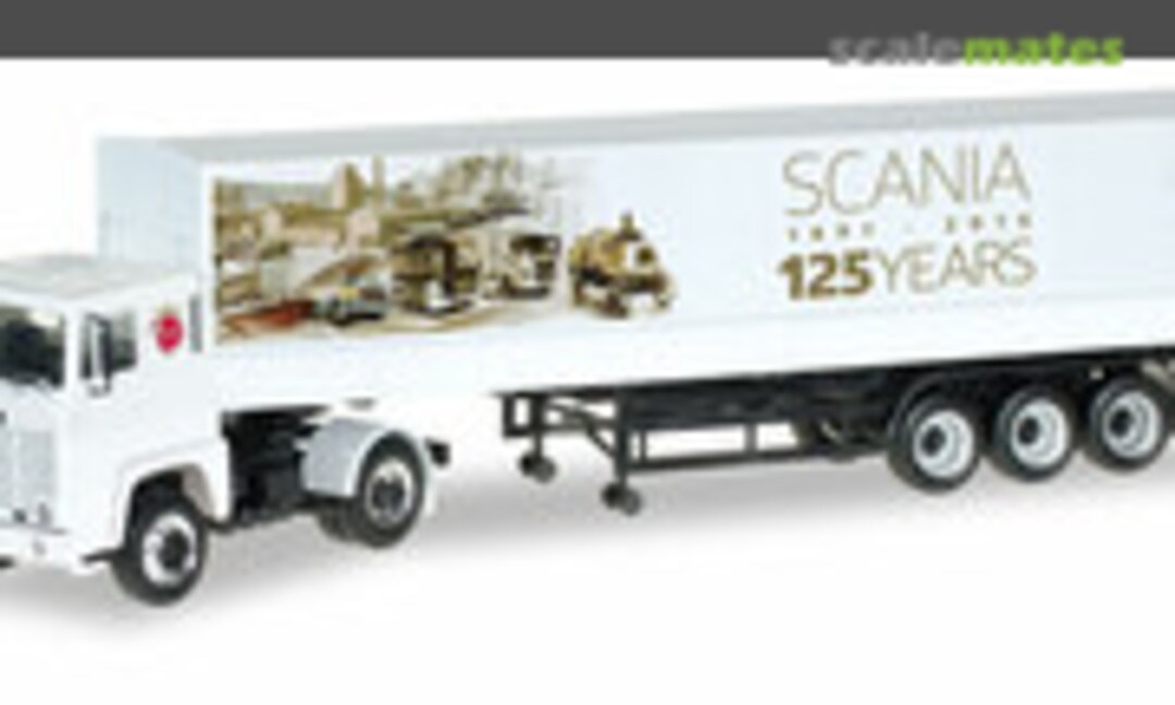 Scania 141 Planen-Sattelzug &quot;125 Jahre Scania&quot; (Herpa 306430)