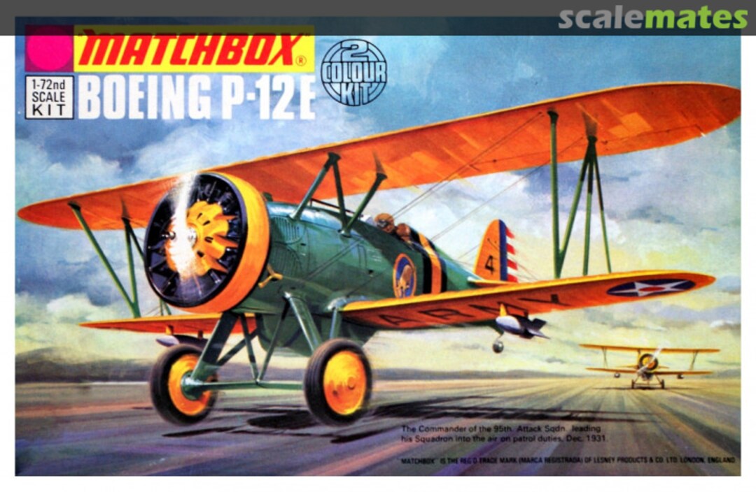 Boxart Boeing P-12E PK-3 Matchbox Boxart Boeing P-12E PK-3 Matchbox