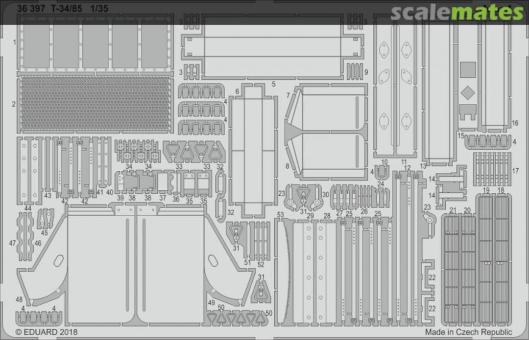 Boxart T-34/85 ZVEZDA 36397 Eduard Boxart T-34/85 ZVEZDA 36397 Eduard