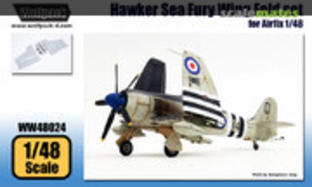 1:48 Hawker Sea Fury Wing Fold set (Wolfpack WW48024) WW48024