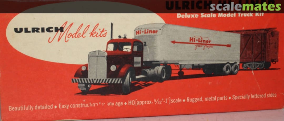 Boxart Carstens Van w/2 Axle Mack C.O.E. 931-206 Ulrich Model Kits Boxart Carstens Van w/2 Axle Mack C.O.E. 931-206 Ulrich Model Kits