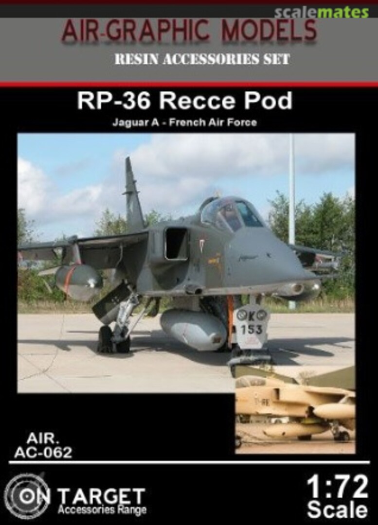 Boxart RP-36 Recce Pod AIR.AC-062 Air-Graphics Models Boxart RP-36 Recce Pod AIR.AC-062 Air-Graphics Models