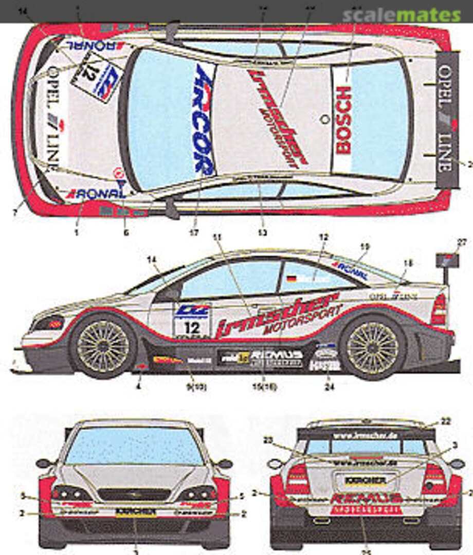 Boxart Opel Astra V8 Coupe DTM ST27-DC538C Studio27 Boxart Opel Astra V8 Coupe DTM ST27-DC538C Studio27