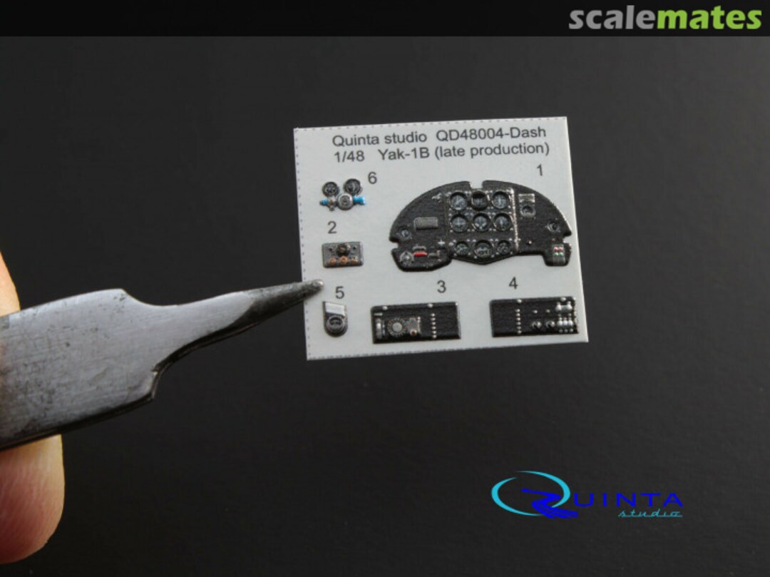 Boxart Yak-1b (Late Production) QD48004-Dash Quinta Studio Boxart Yak-1b (Late Production) QD48004-Dash Quinta Studio