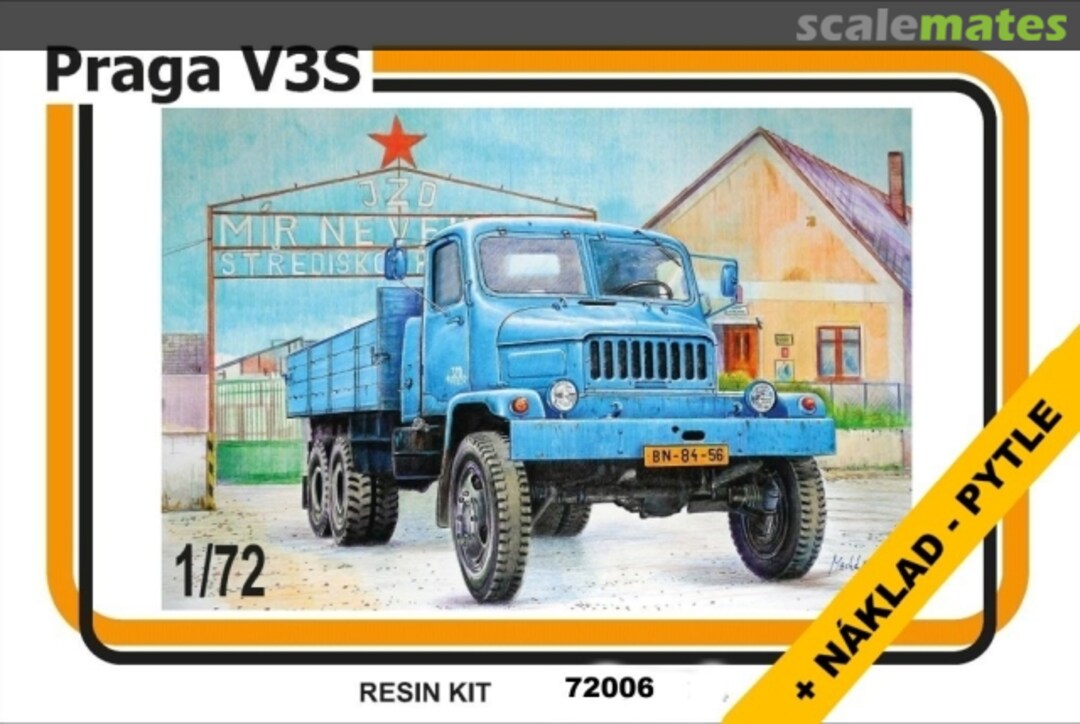 Boxart Praga V3S + náklad (pytle) 72006 MMK