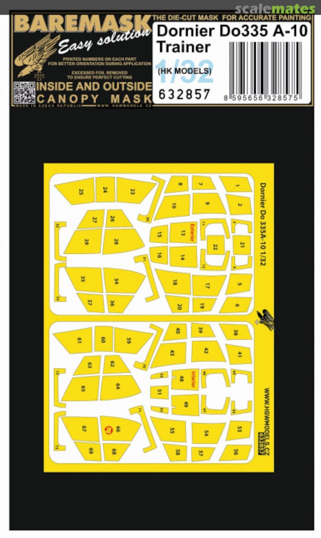 Boxart Dornier Do-335A-10 632857 HGW Models Boxart Dornier Do-335A-10 632857 HGW Models