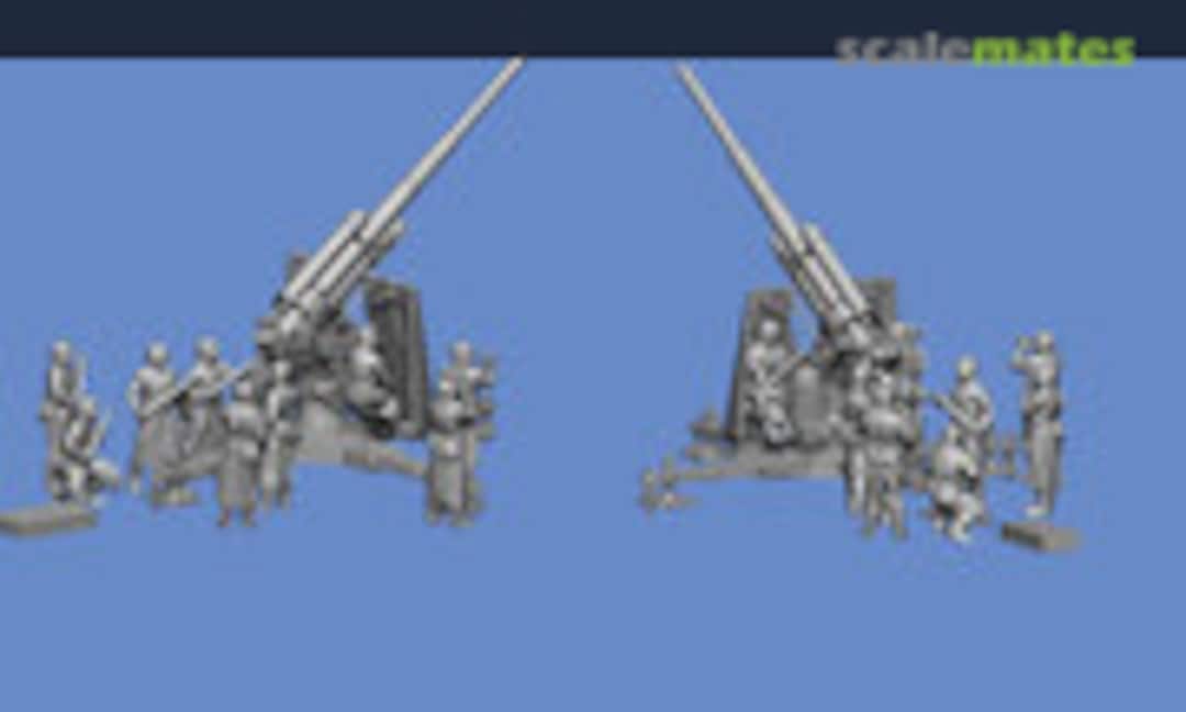 1:72 8,8 cm anti-aircraft gun crew in ground combat - winter coat (Germania Figuren GF72WW2-158) GF72WW2-158