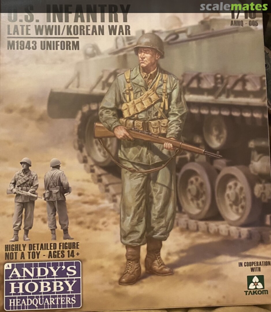 Boxart U.S.Infantry Late WWII/Korean War AHHQ - 005 Andy's Hobby Headquarters Boxart U.S.Infantry Late WWII/Korean War AHHQ - 005 Andy's Hobby Headquarters