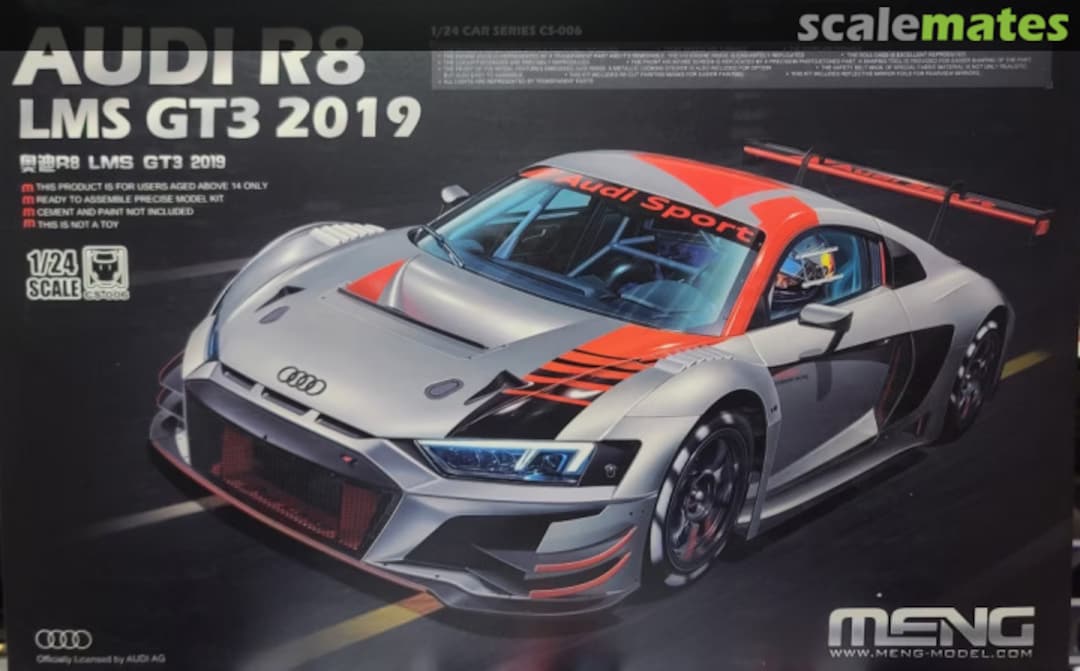 Boxart AUDI R8 LMS GT3 2019 CS-006 Meng Model