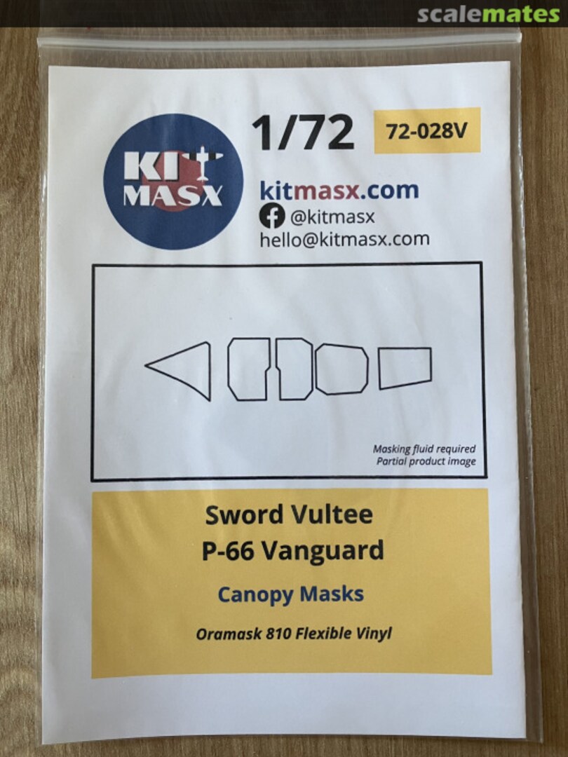 Boxart Vultee P-66 Vanguard 72-028V Kit Masx Boxart Vultee P-66 Vanguard 72-028V Kit Masx