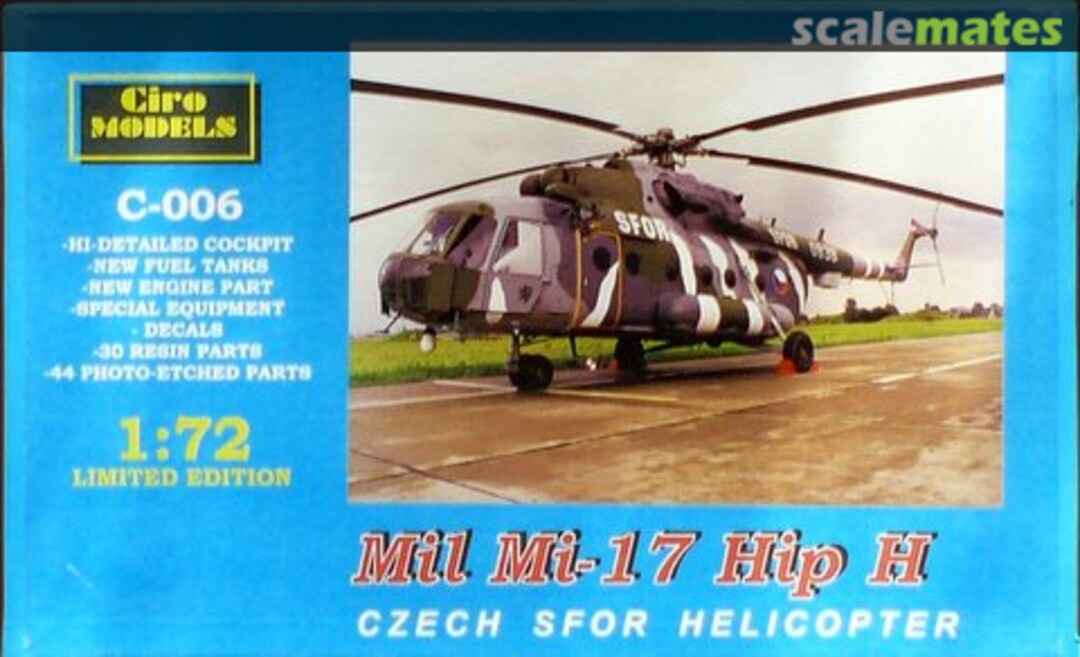 Boxart Mil Mi-17 Hip-H C-006 Ciro Models Boxart Mil Mi-17 Hip-H C-006 Ciro Models